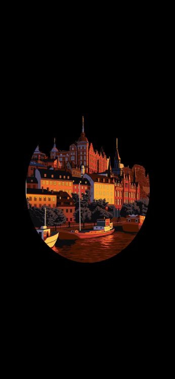 Обои амолед, OLED, отражение, Huawei Mate 20, смартфон в разрешении 1170x2532