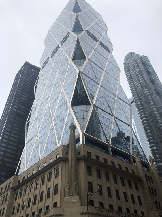 Обои Нью-Йорк, небоскреб, дневное время, архитектура, башня в разрешении 1536x2048