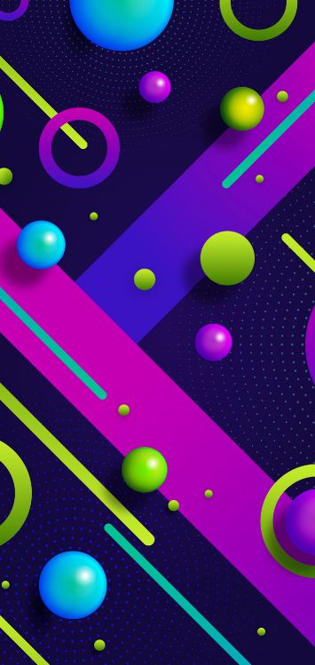 Обои свет, графический дизайн, дизайн, красочность, природа в разрешении 1420x3000