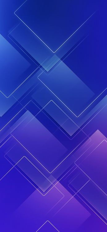 Обои синий кобальт, синий, лазурный, пурпур, прямоугольник в разрешении 1290x2796