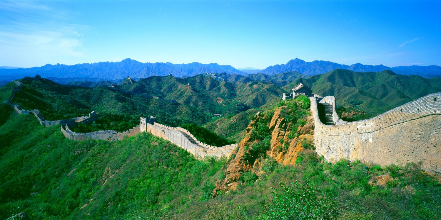Обои великая Китайская стена, Huanghuacheng, Мутяньюй, горный рельеф, гора в разрешении 4724x2362