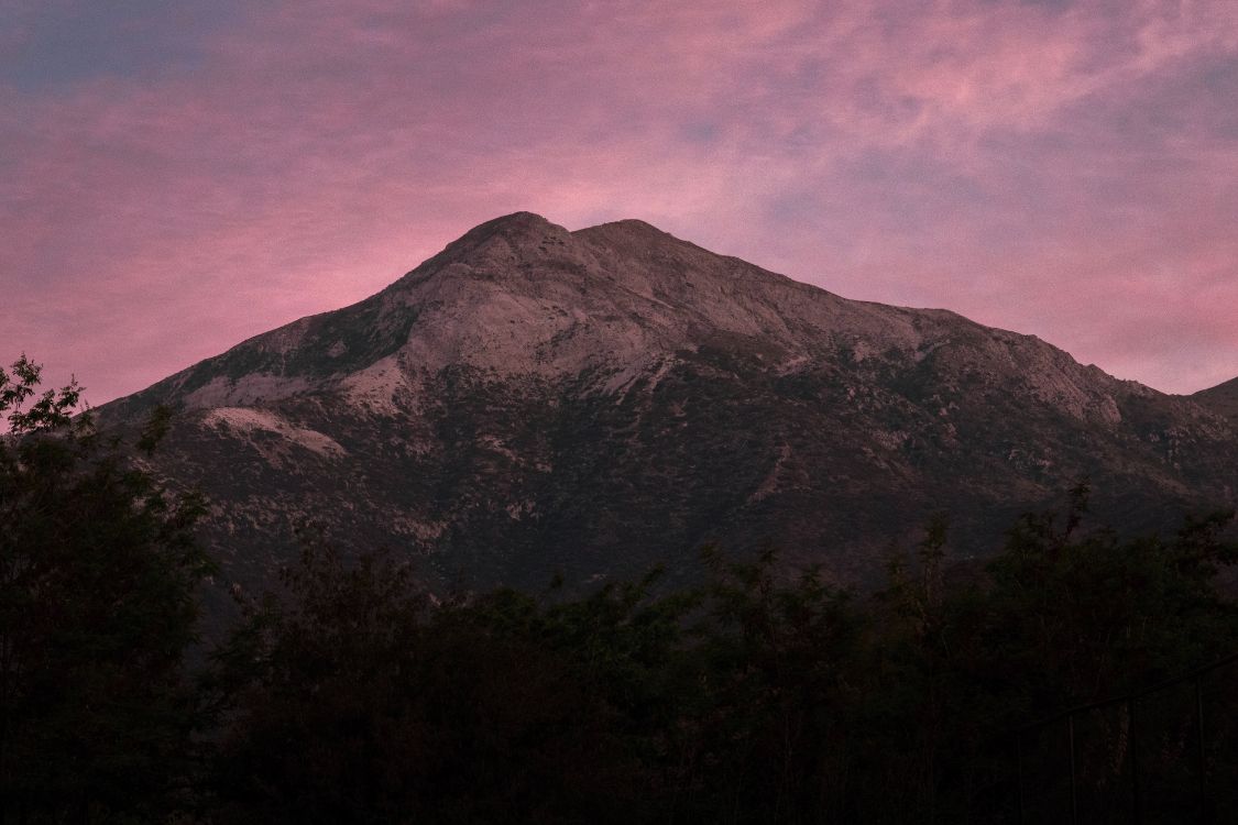 Обои сумрак, дикая местность, утро, горный рельеф, гора в разрешении 6000x4000