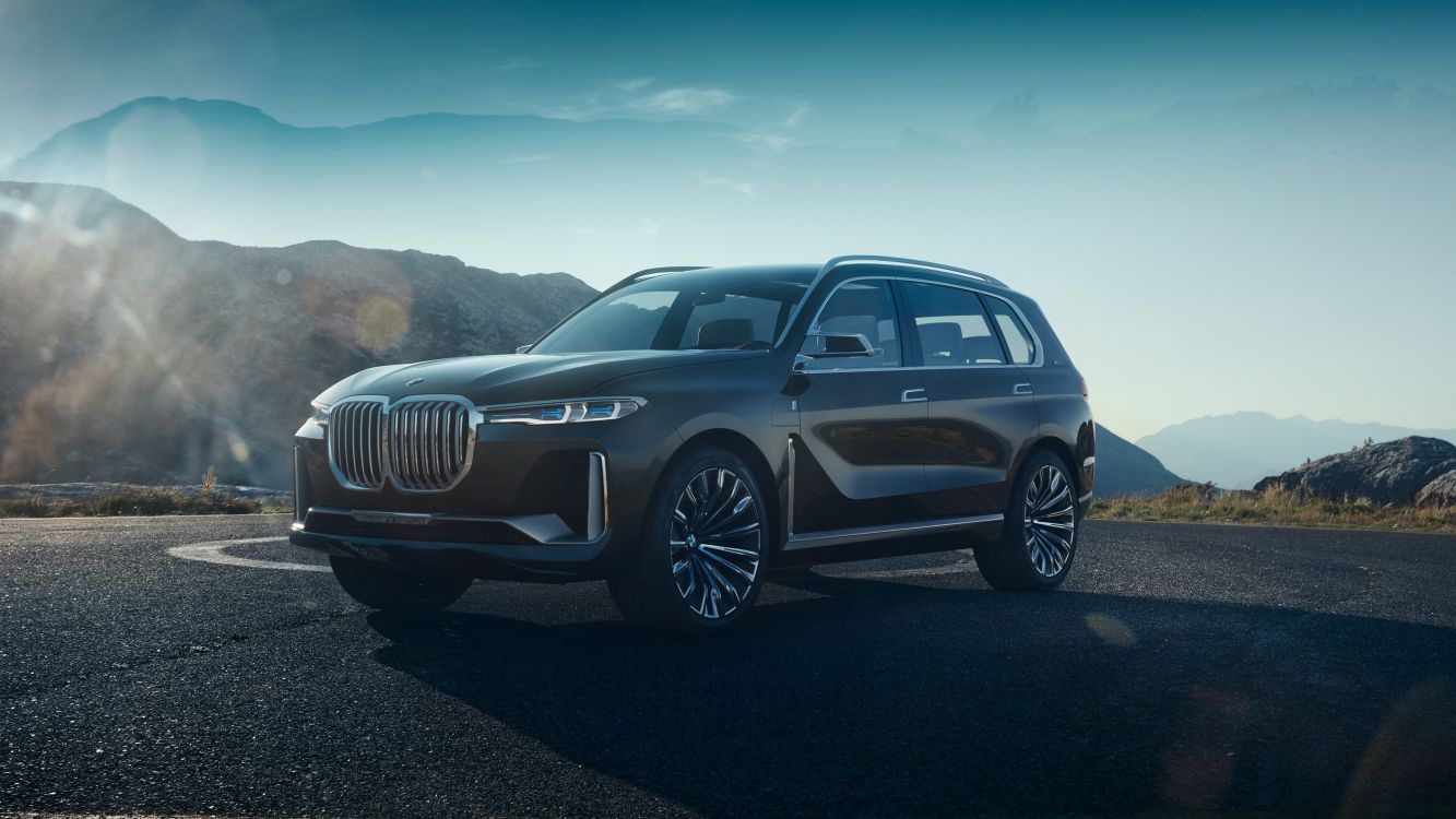 Обои bmw concept x7, 2019 BMW Х7, bmw, Байерише Моторен Верке АГ, международный автосалон в Германии в разрешении 3840x2160