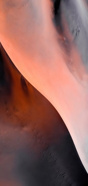 Обои древесина, эолийские рельефы, атмосфера, Оранжевый цвет, полутона и оттенки в разрешении 1422x3000