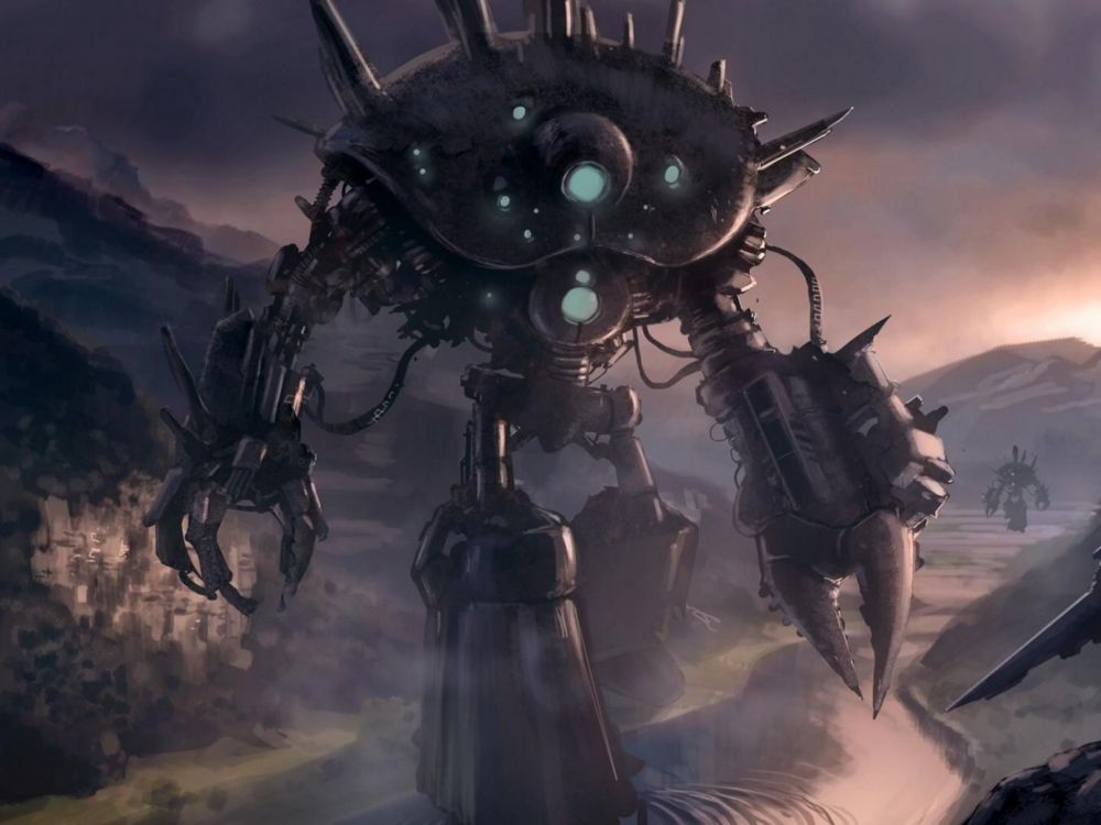 Обои киборг, робот, вымирание, машина, меха в разрешении 2048x1536