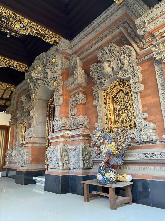 Обои резьба, религиозный институт, резьба по камню, синий, архитектура в разрешении 1536x2048