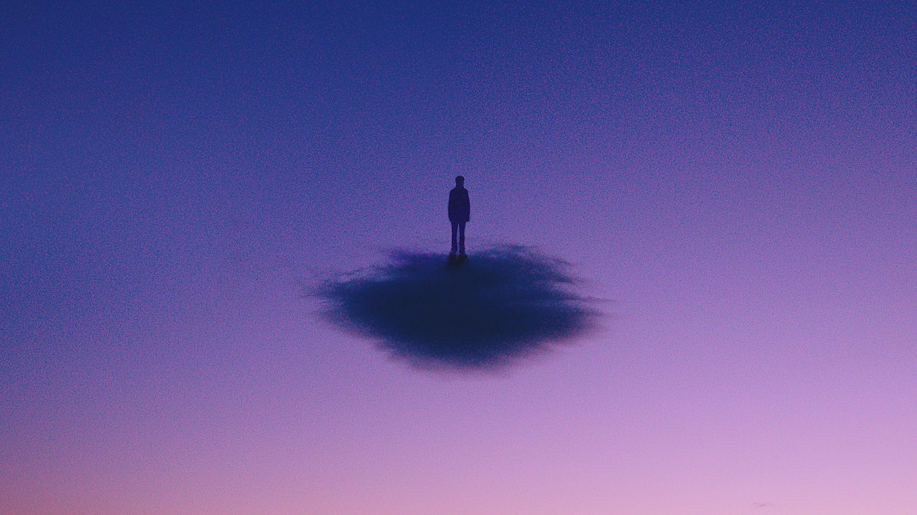 Обои синий, Фиолетовый, пурпур, атмосфера, спокойный в разрешении 3068x1726