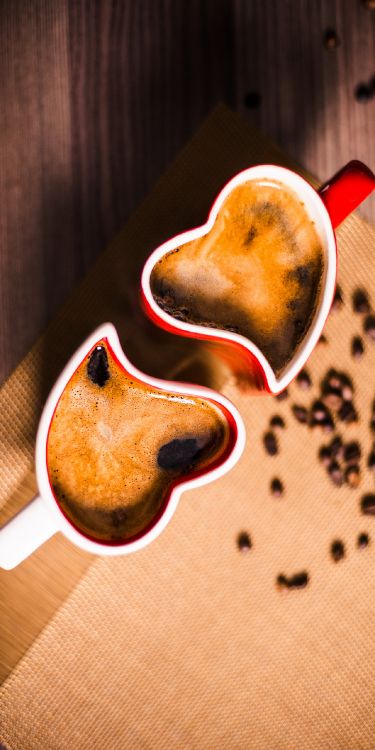 Обои чашка, кофе, кофейная чашка, ингредиент, гитара аксессуар в разрешении 1280x2560