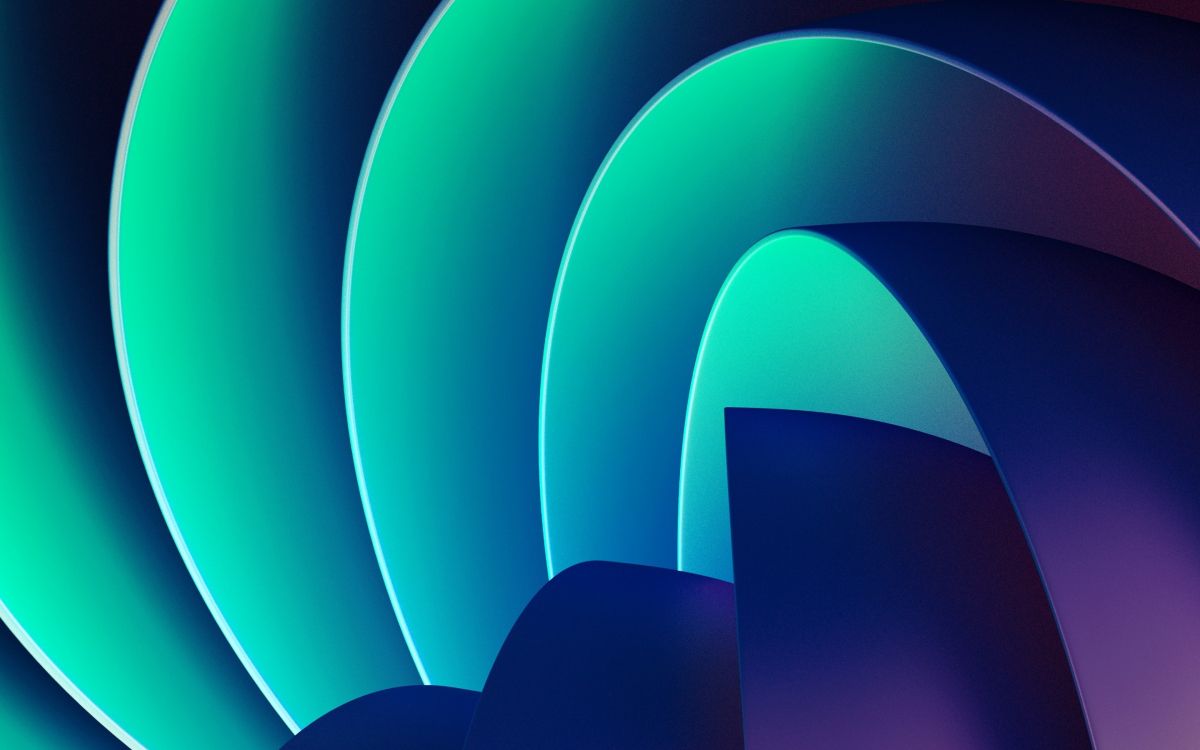 Обои зеленый, свет, линия, графика, атмосфера в разрешении 2880x1800