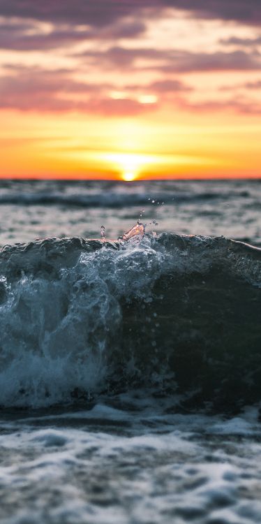 Обои мелководье волны, вода, океан, море, волна в разрешении 1759x3519