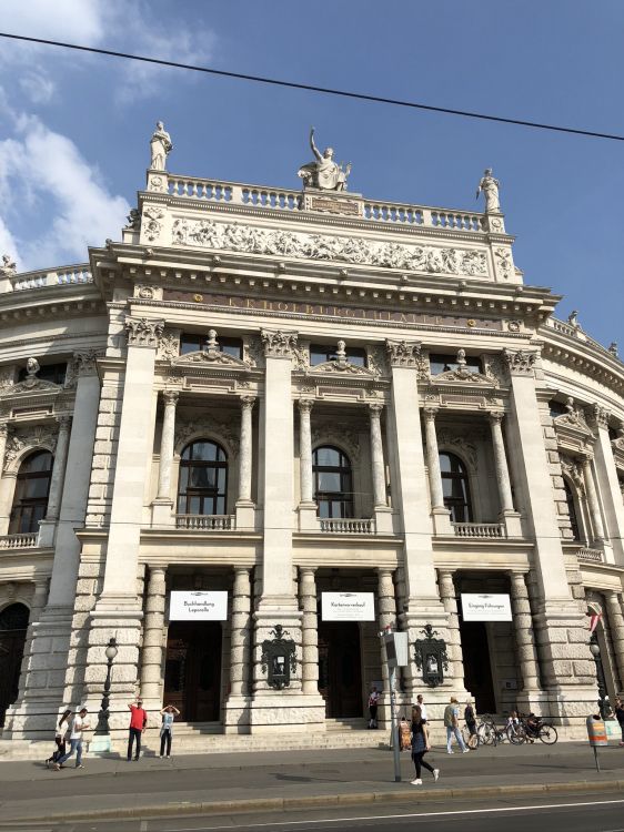 Обои Замковый театр, Хофбург, театр, архитектура, фасад в разрешении 1536x2048