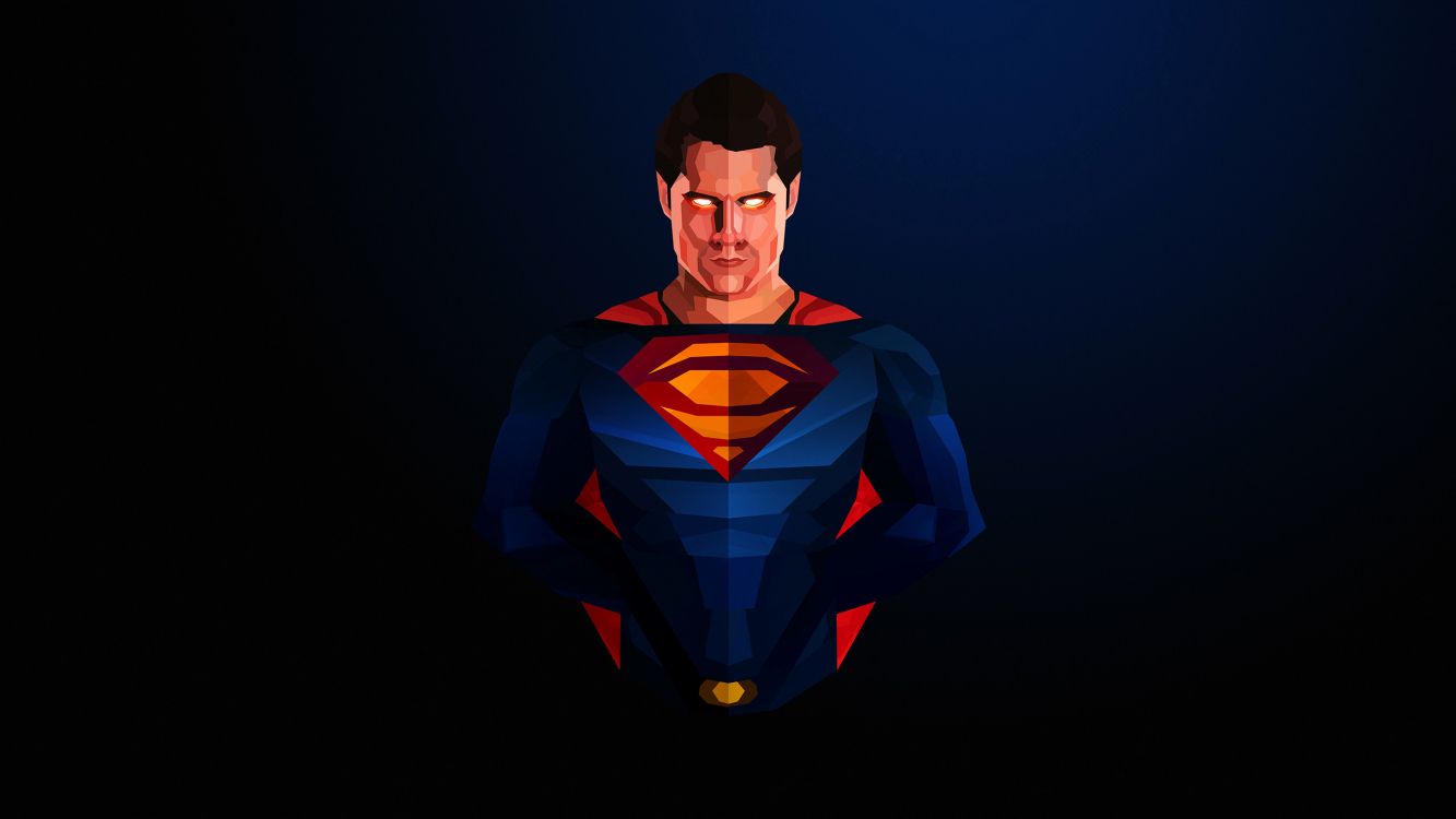 Обои Супермен, супергерой, рисование, арт, Джастин маллер в разрешении 2560x1440