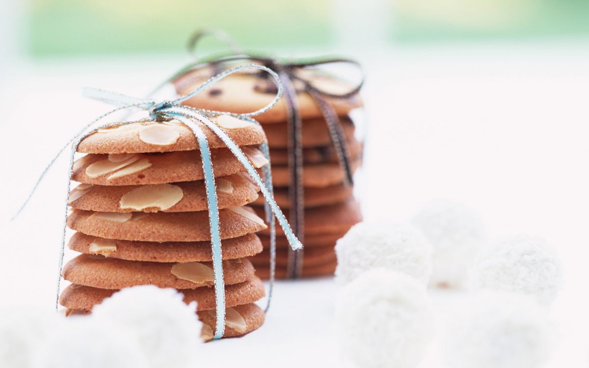 Обои шоколадное печенье, обледенение, миндальный бисквит, lebkuchen, печенье и сухари в разрешении 1920x1200