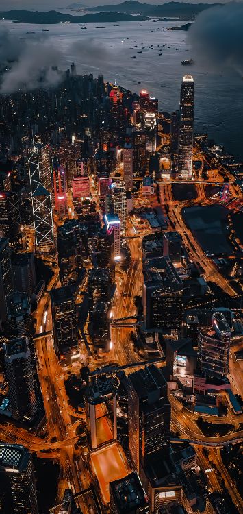 Обои городской пейзаж, здание, небоскреб, вода, мир в разрешении 1422x3000