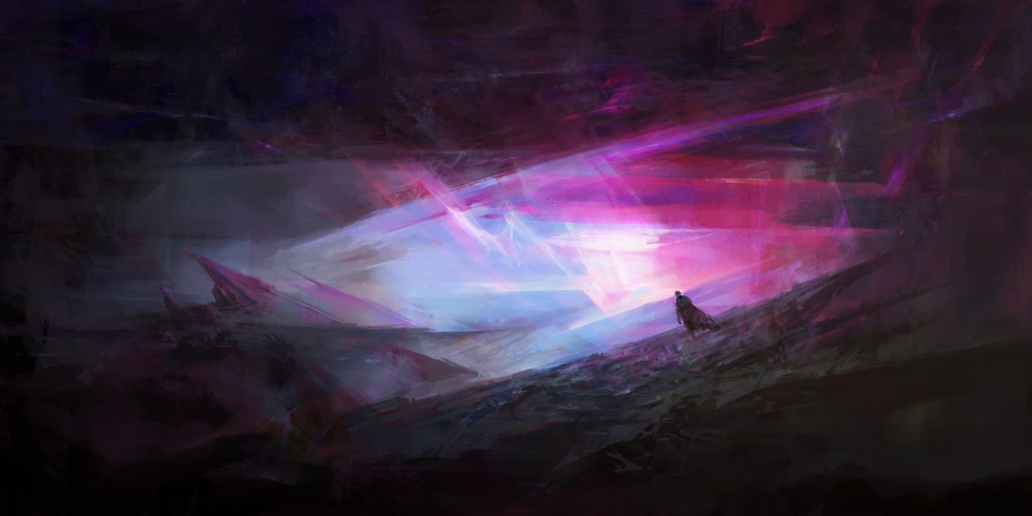 Обои арт, пурпур, свет, розовый, Фиолетовый в разрешении 2000x1000