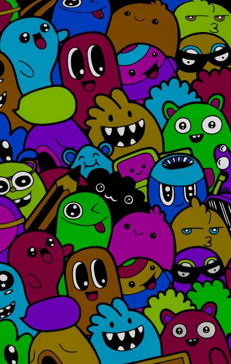 Обои мультфильм, визуальное искусство, дизайн, белые, ткань в разрешении 2531x3975