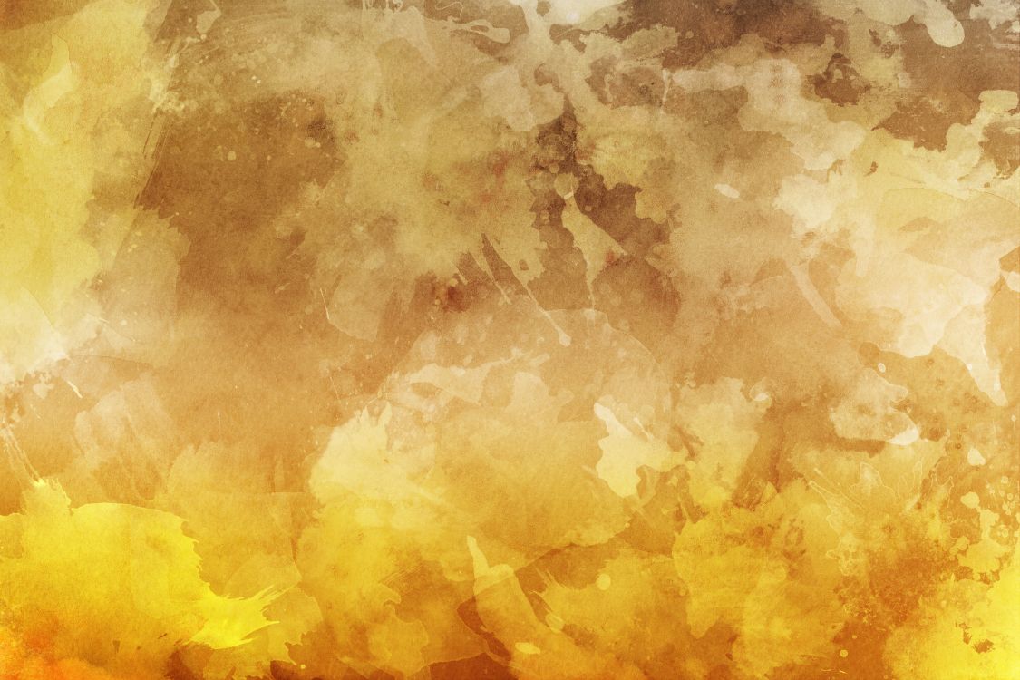 Обои акварельная живопись, текстура, желтый, Апельсин, узор в разрешении 3000x2000