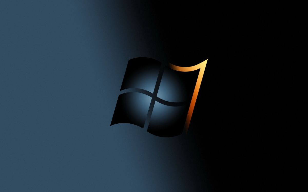 Обои лого, windows 7, линия, ОС windows, свет в разрешении 2560x1600