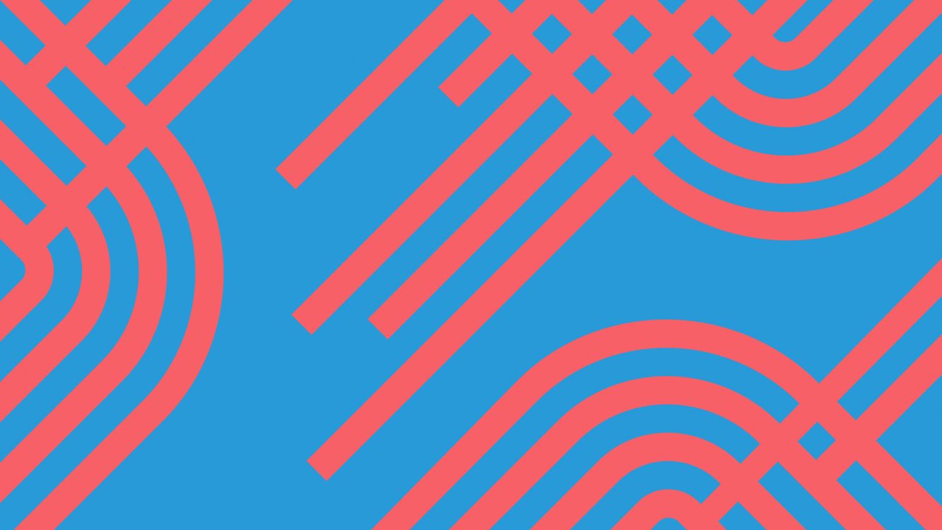 Обои узор, графический дизайн, синий, красочность, красный цвет в разрешении 1920x1080