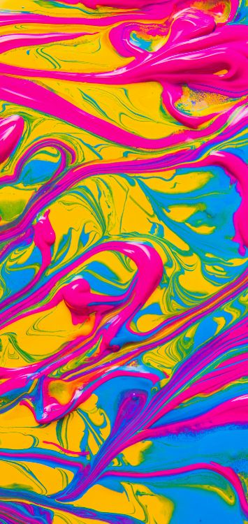 Обои ios, смартфон, дизайн, цветной, красочность в разрешении 1420x3000