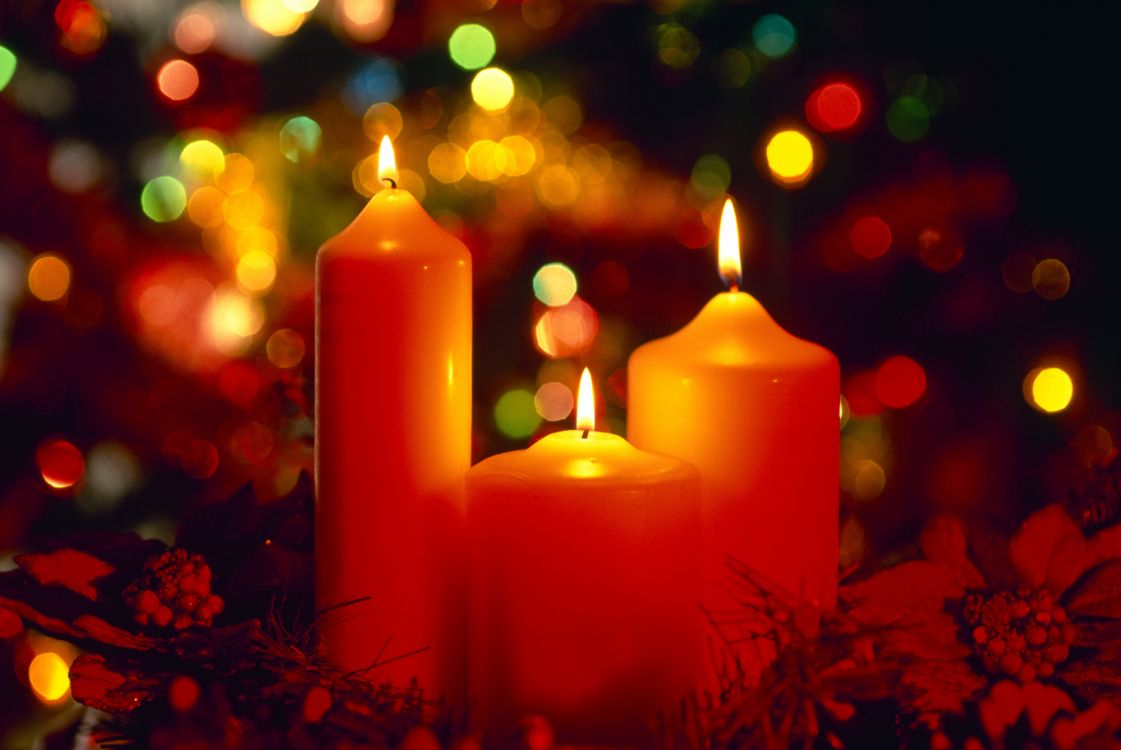 Обои Рождественский день, свеча, освещение, свет, Сочельник в разрешении 2000x1337
