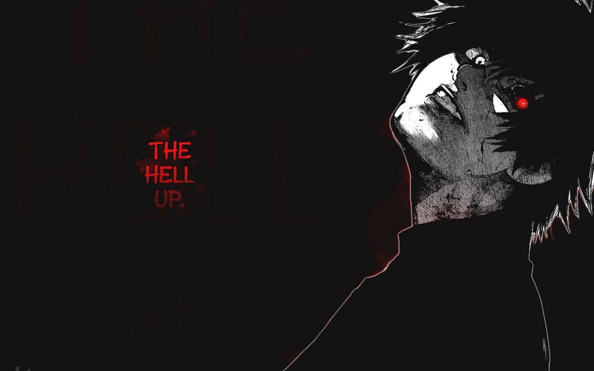 Обои Токио вурдалак, Манга, черный, темнота, графический дизайн в разрешении 2560x1600