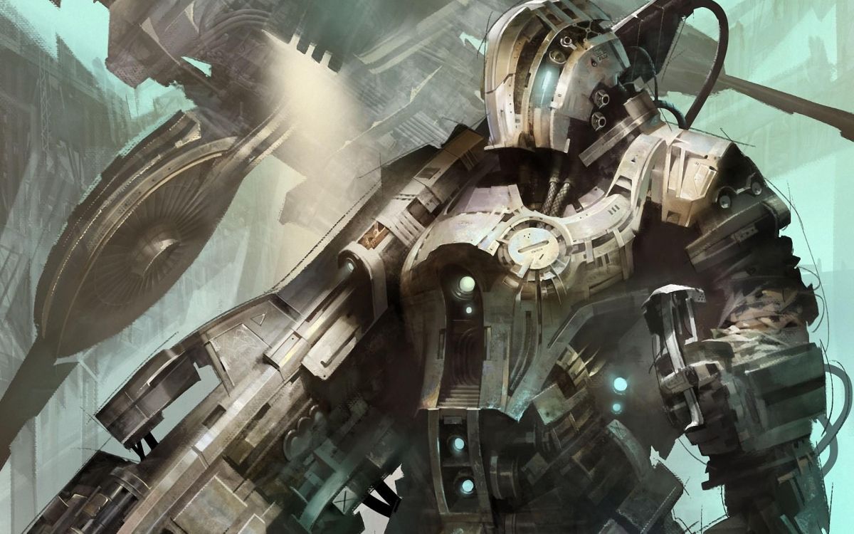 Обои меха, робот, киборг, механизм, видеоэффекты в разрешении 1920x1200