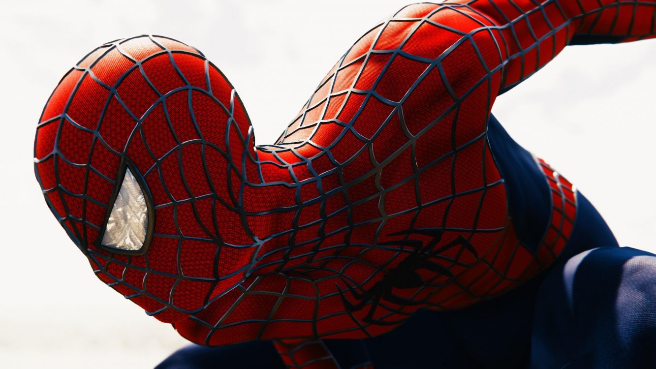 Обои человек-паук, Человек-паук Возвращение домой, красный цвет, супергерой, мышца в разрешении 3840x2160