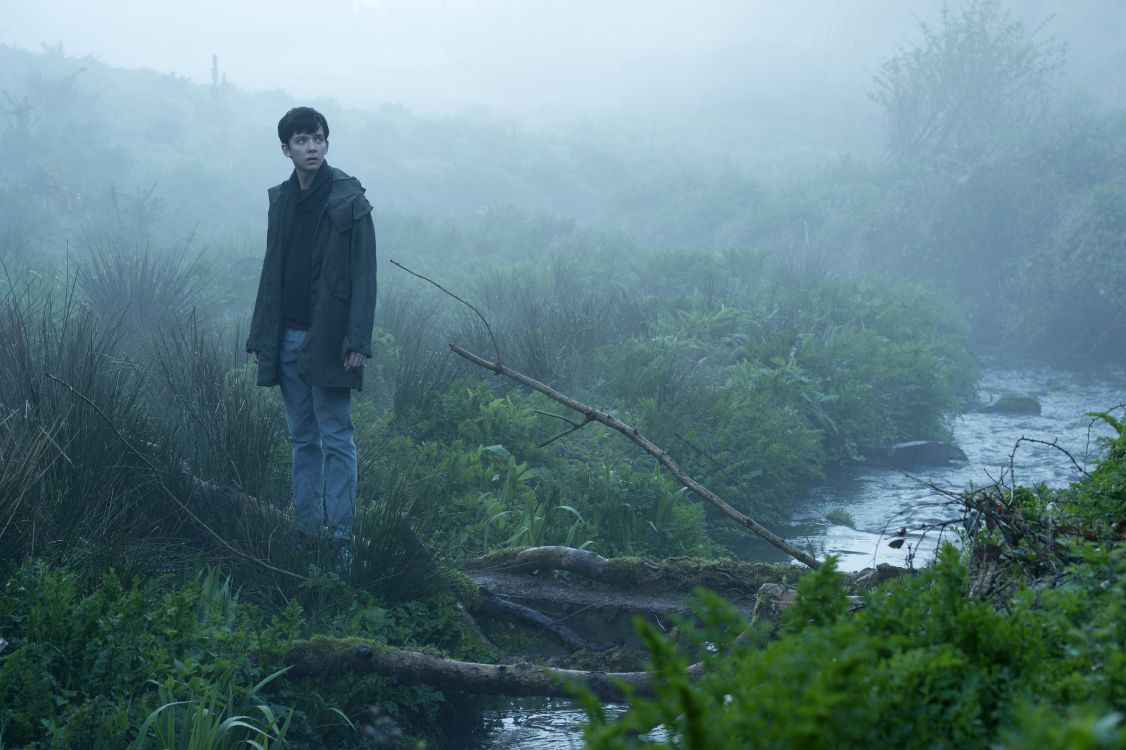 Обои Эйса Баттерфилд, Джейкоб Портман, горная станция, реки, лес в разрешении 4928x3280