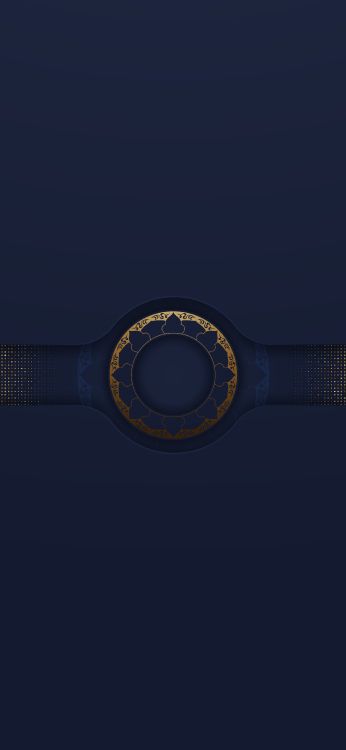 Обои синий кобальт, эстетика, здание, небоскреб, круг в разрешении 2251x4872