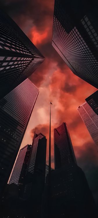 Обои 9 16, Чейз Дэвенпорт, архитектура, Марун 5, небоскреб в разрешении 1080x2400
