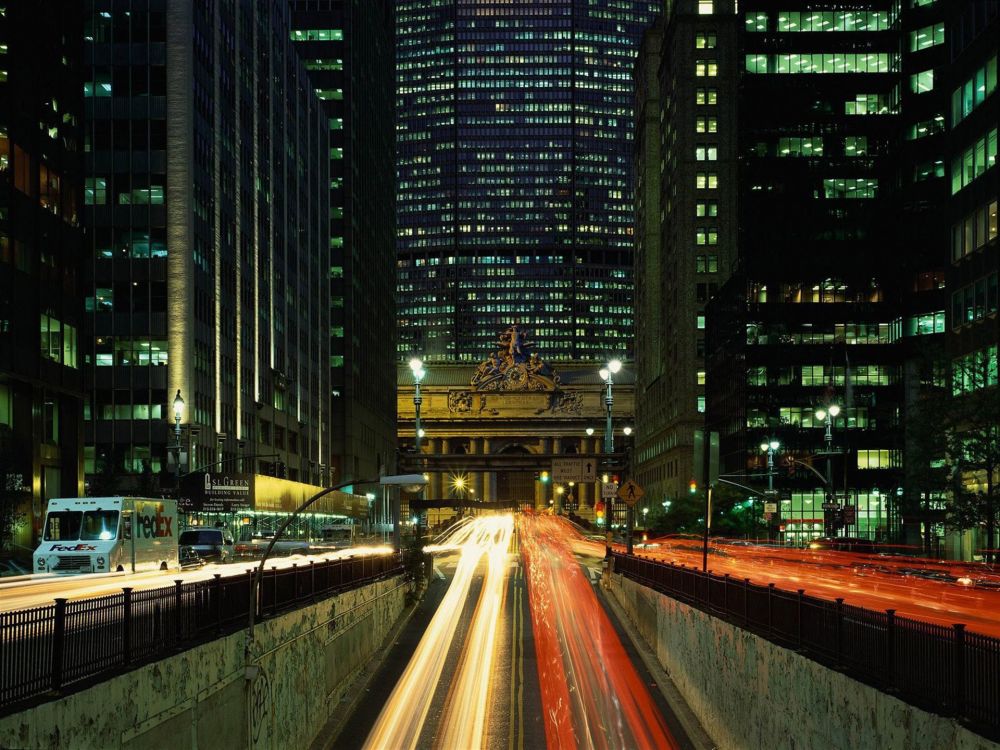 Обои ночь, метрополия, городской район, город, городской пейзаж в разрешении 1920x1440