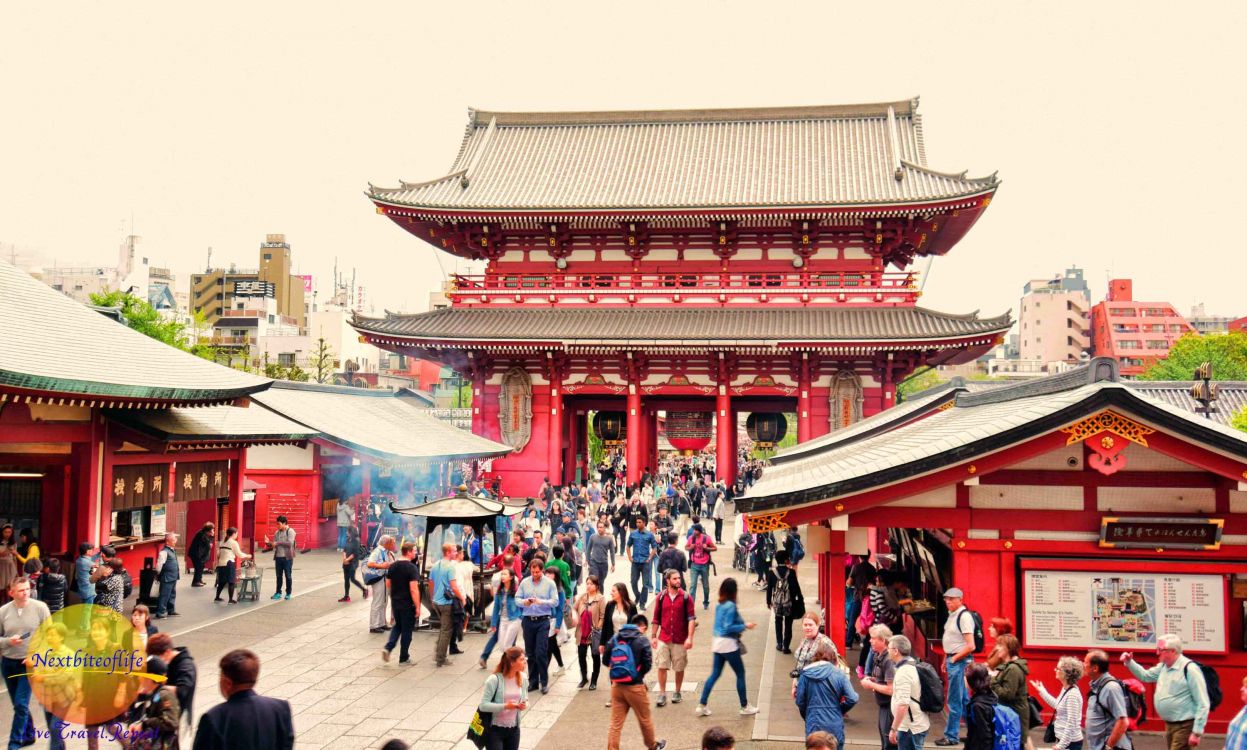 Обои hzmon, Сенс-Цзи, синтоистский храм, храм, достопримечательность в разрешении 3000x1804