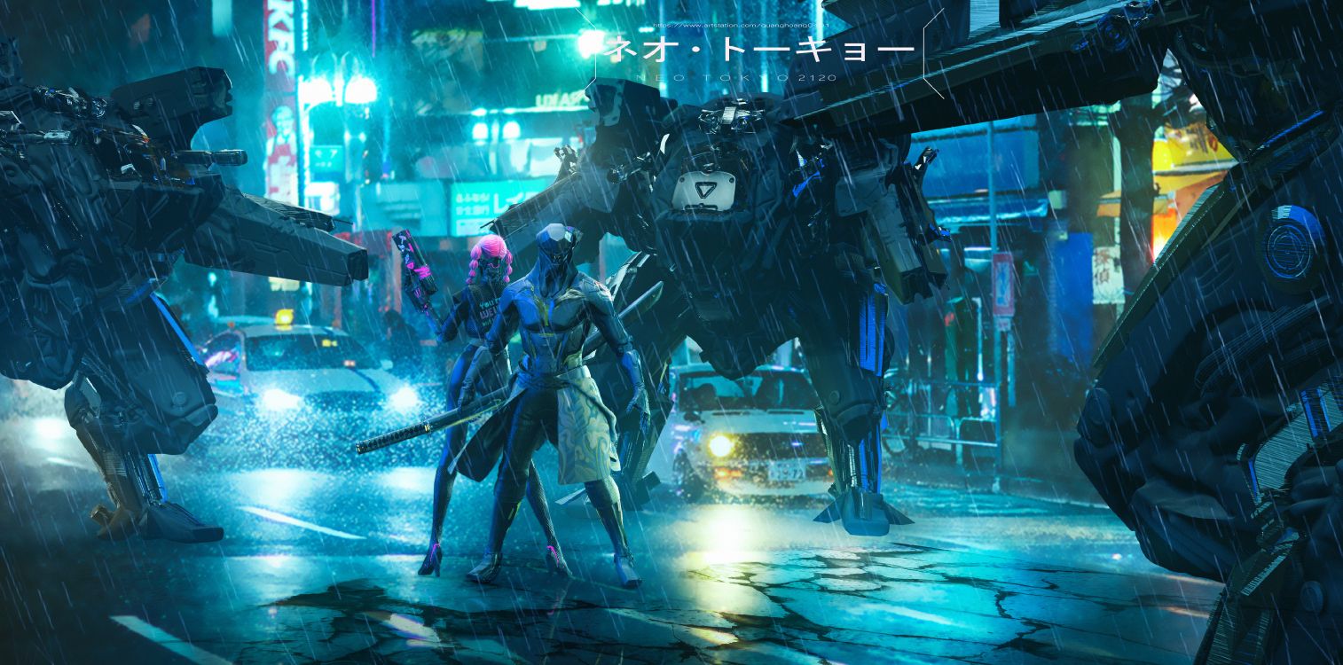 Обои компьютерная игра, игры, технологии, Цифровой композитинг, артист в разрешении 4837x2395