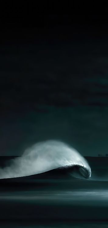 Обои атмосфера, вода, жидкий, капюшон, ветровая волна в разрешении 1421x3001