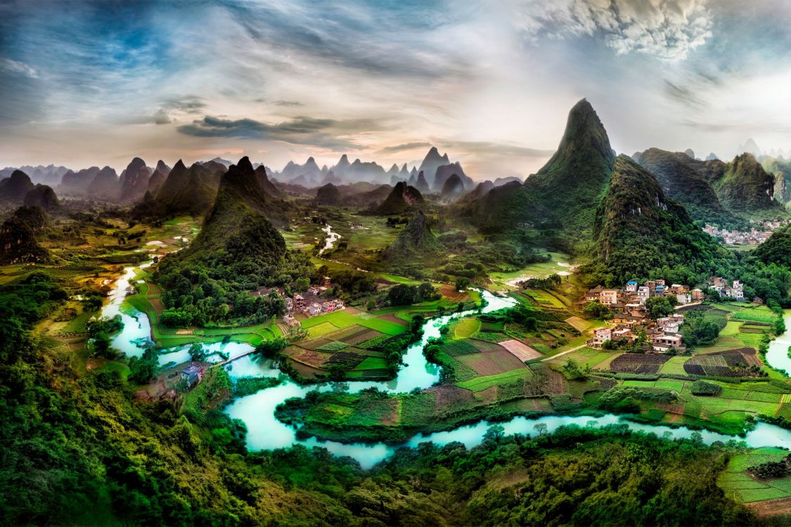 Обои природа, гора, пейзажи гор, растительность, ориентир в разрешении 2700x1800