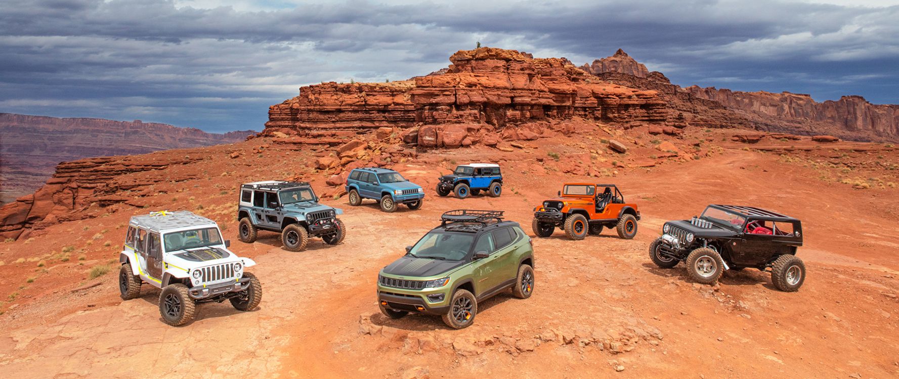 Обои джип, Офф-роуд, Моав Пасха Джип-Сафари, авто, рок в разрешении 2560x1080