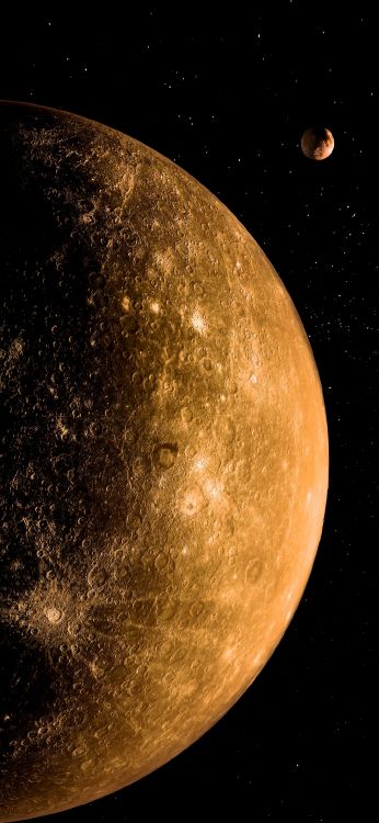 Обои атмосфера, земля, луна, яблоко, Астрономия в разрешении 1080x2340