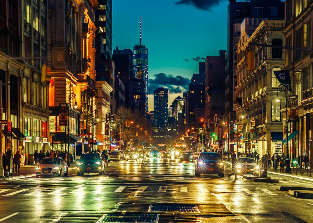 Обои ночь, город, городской район, метрополия, городской пейзаж в разрешении 2048x1456