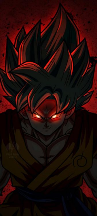 Обои злой гоку, гоку, Zamasu, Super Saiyan, Жемчуг дракона в разрешении 1440x3200