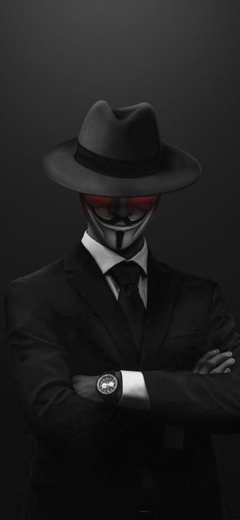 Обои человек в шляпе, шляпа, часы, солнце шляпа, белые в разрешении 1080x2340