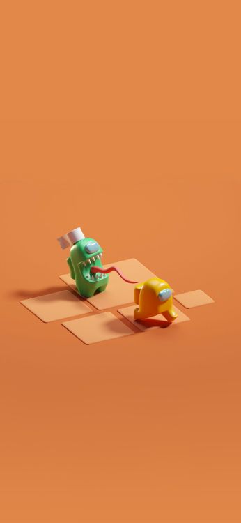 Обои Among Us, сфонди среди нас, игрушка, пластик, детские игрушки в разрешении 1420x3073