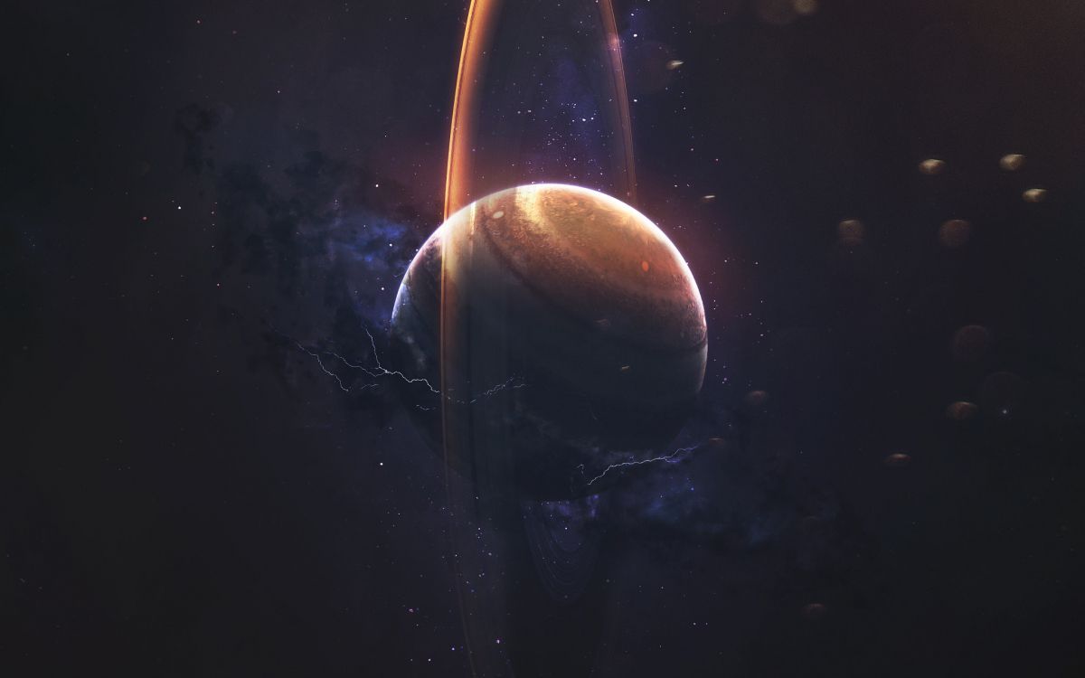 Обои земля, Сатурн, планета, астрономический объект, звезда в разрешении 2048x1280