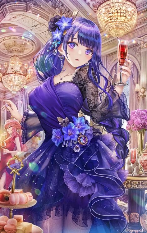 Обои Рейден Сёгун Турин, Геншин удар, да мико, рейден сёгун, электроархонт в разрешении 960x1522