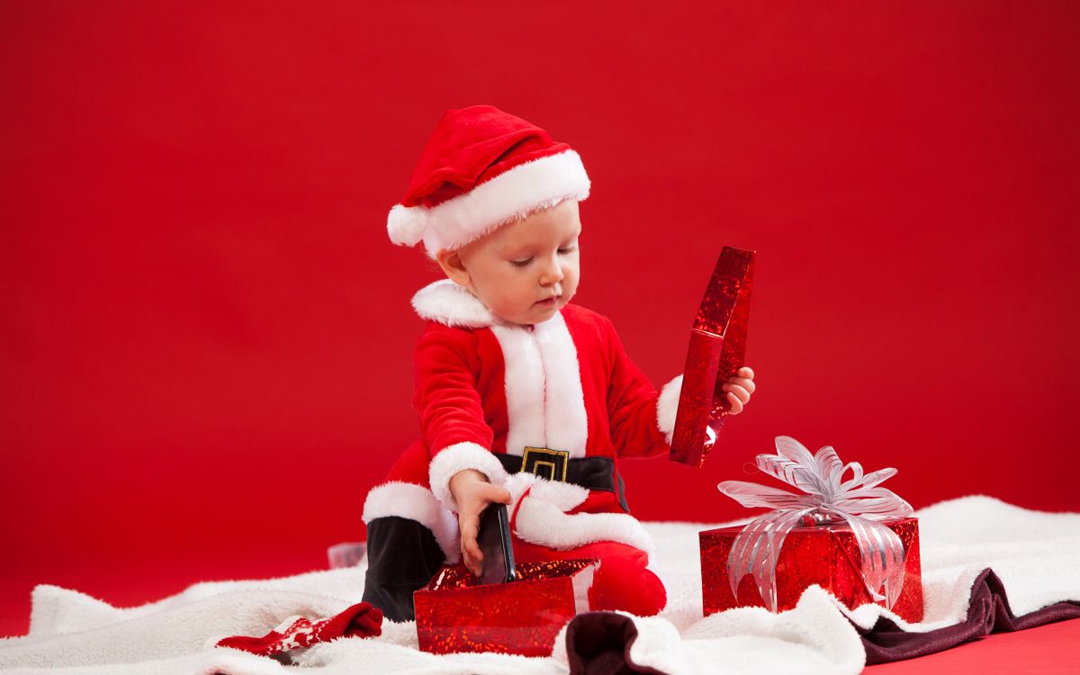 Обои Рождественский день, Санта-Клаус, Новый год, Рождество, праздник в разрешении 2880x1800