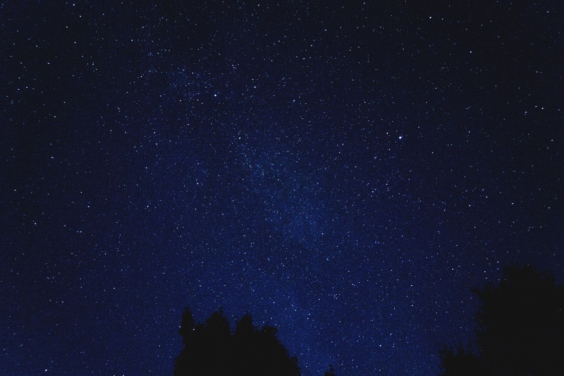 Обои ночное небо, звезда, ночь, синий, черный в разрешении 5456x3632