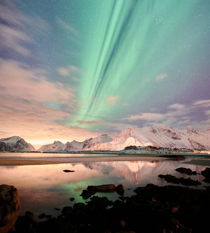 Обои Аврора, нокиа g300 5g, Nokia, БГМ глобальной, смартфон в разрешении 1440x1600