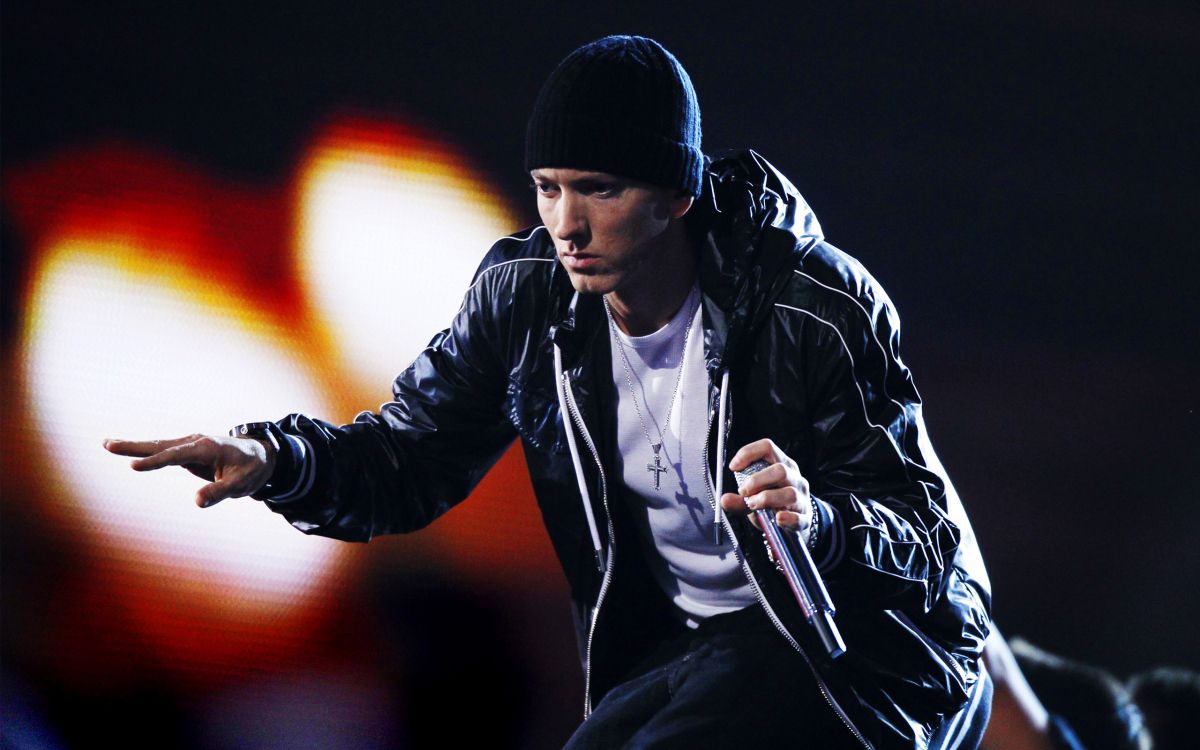 Обои eminem, реппер, Представление, театральное искусство, музыкальный исполнитель в разрешении 2560x1600