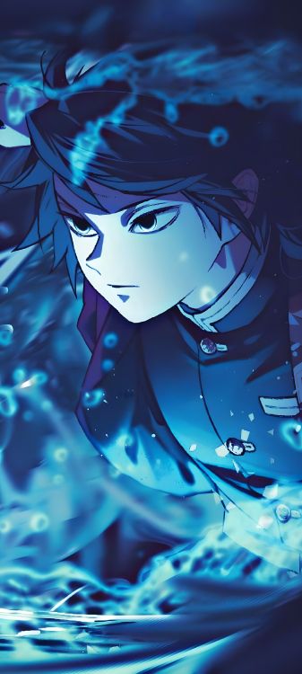 Обои аниме, в DayZ аниме, мультик, Незуко Камадо, зеницу агацума в разрешении 2880x6400