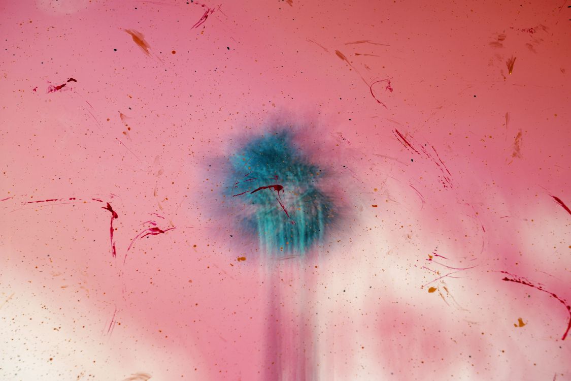 Обои графика, бирюза, абстрактное искусство, небо, узор в разрешении 3600x2400